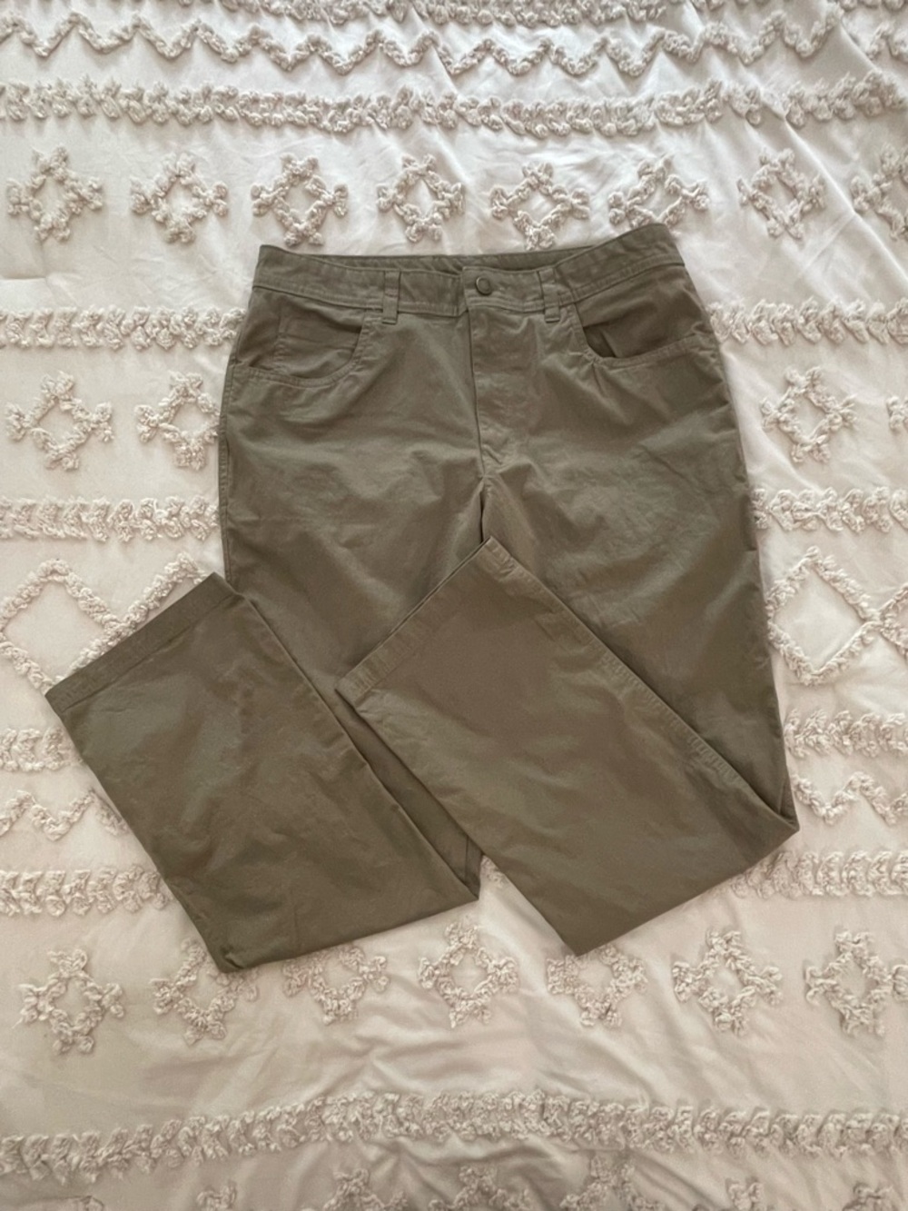 Columbia Men's Olive/Tan Straight-Leg Chinos